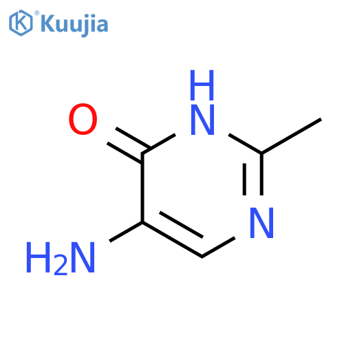 5-Amino-2-methylpyrimidin-4(3H)-one structure