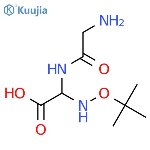 GLYCINE, 2-[(1,1-DIMETHYLETHYL)OXYAMINO]-N-GLYCYL- structure
