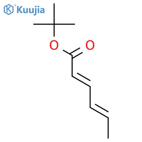 2,4-HEXADIENOIC ACID, 1,1-DIMETHYLETHYL ESTER structure