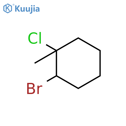 Cyclohexane, 2-bromo-1-chloro-1-methyl- structure