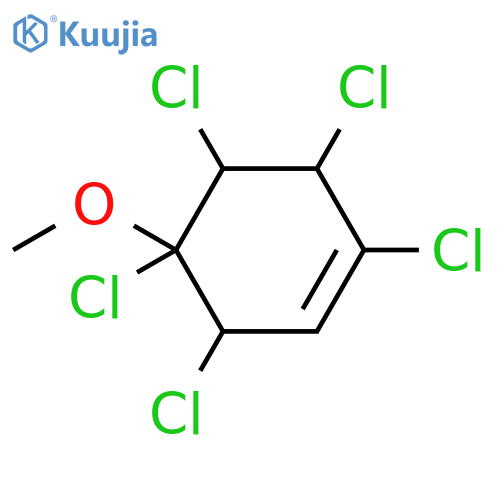 1,3,4,5,6-Pentachloro-4-methoxycyclohexene structure