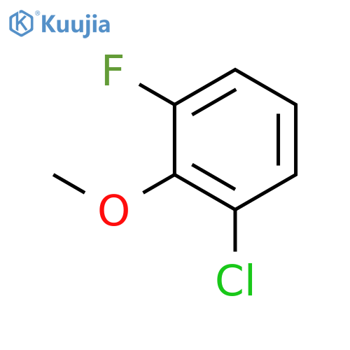 1-chloro-3-fluoro-2-methoxybenzene structure