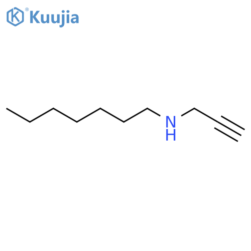 1-Heptanamine, N-2-propynyl- structure