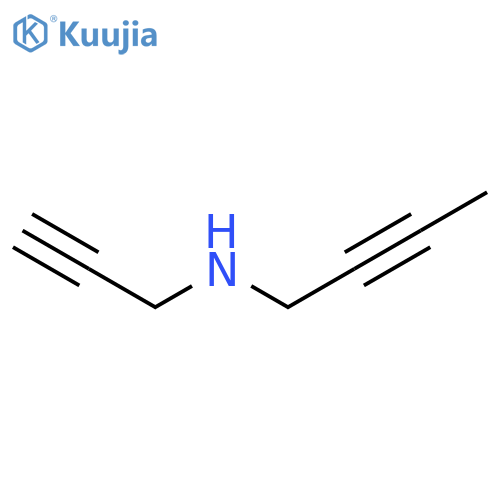 (but-2-yn-1-yl)(prop-2-yn-1-yl)amine structure
