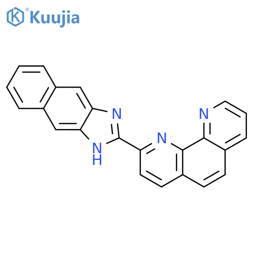 1,10-PHENANTHROLINE, 2-(1H-NAPHTH[2,3-D]IMIDAZOL-2-YL)- structure
