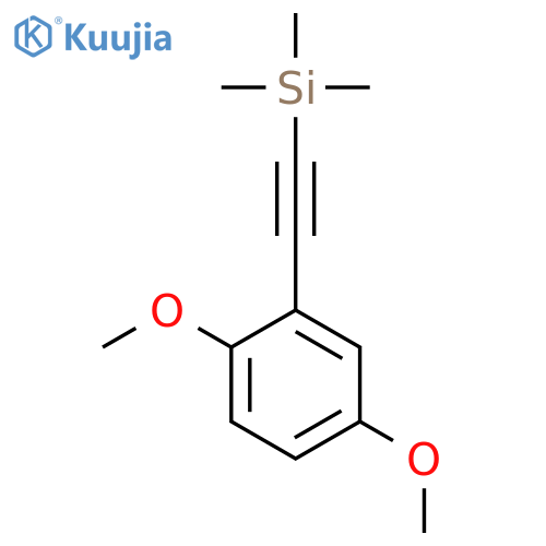 SILANE, [(2,5-DIMETHOXYPHENYL)ETHYNYL]TRIMETHYL- structure