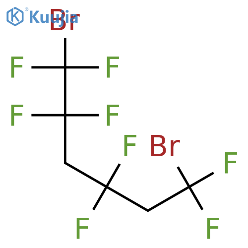 Hexane, 1,6-dibromo-1,1,2,2,4,4,6,6-octafluoro- structure
