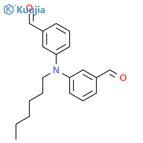 Benzaldehyde, 3,3'-(hexylimino)bis- structure