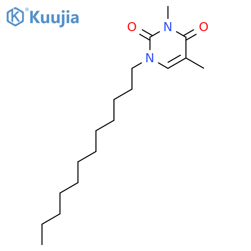 2,4(1H,3H)-Pyrimidinedione, 1-dodecyl-3,5-dimethyl- structure