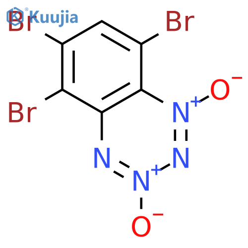 BENZOTETRAZINE, 5,6,8-TRIBROMO-, 1,3-DIOXIDE structure