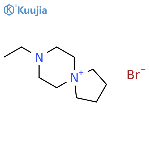 8-Aza-5-azoniaspiro[4.5]decane, 8-ethyl-, bromide structure