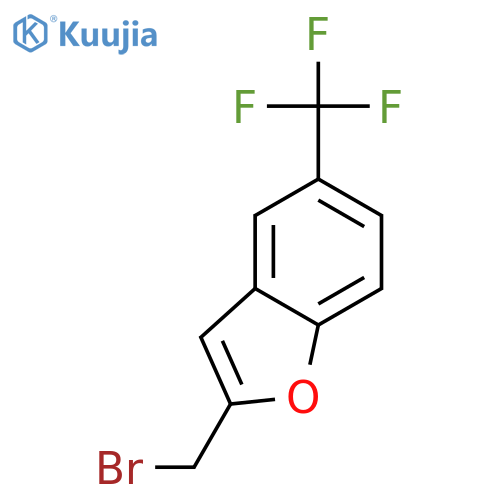 Benzofuran, 2-(bromomethyl)-5-(trifluoromethyl)- structure