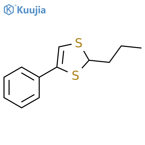 1,3-Dithiole, 4-phenyl-2-propyl- structure