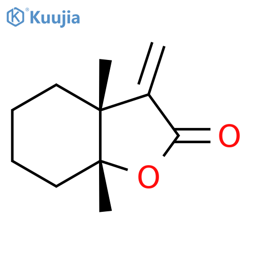 2(3H)-Benzofuranone, hexahydro-3a,7a-dimethyl-3-methylene-, (3aR,7aR)-rel- structure