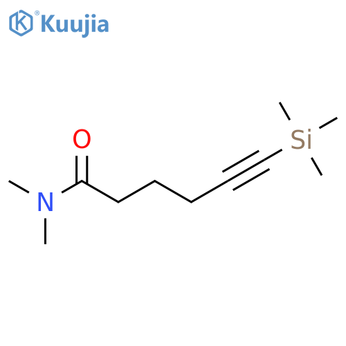 5-Hexynamide, N,N-dimethyl-6-(trimethylsilyl)- structure