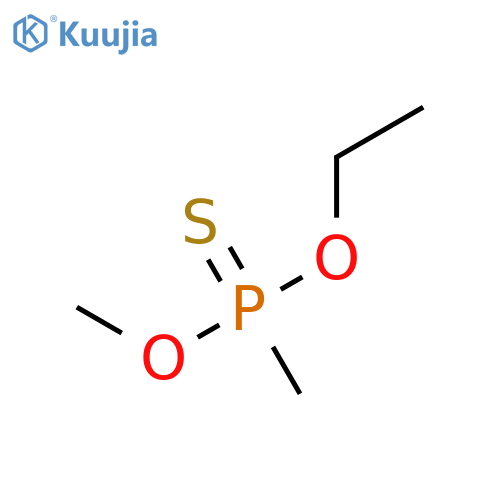 Phosphonothioic acid,methyl-, O-ethyl O-methyl ester (9CI) structure