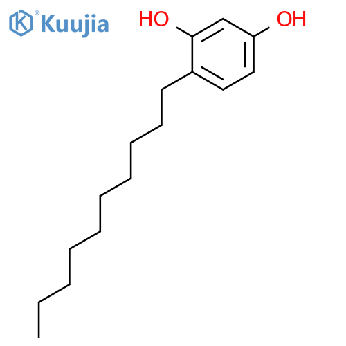 1,3-Benzenediol, 4-decyl- structure