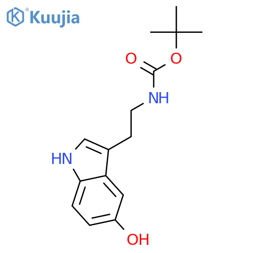 N-tert-Butoxycarbonyl Serotonin structure