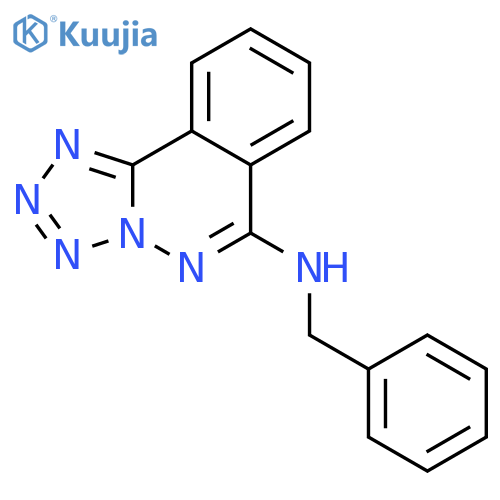 Tetrazolo[5,1-a]phthalazin-6-amine, N-(phenylmethyl)- structure