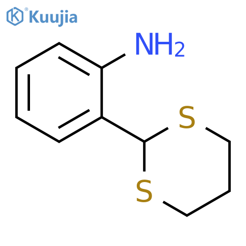 Benzenamine, 2-(1,3-dithian-2-yl)- structure