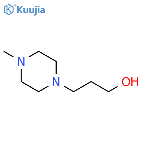 4-Methyl-1-piperazinepropanol structure