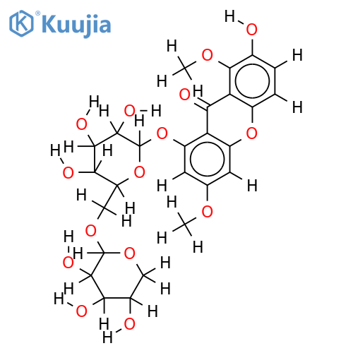 7-Hydroxy-3,8-dimethoxy-1--xanthon structure