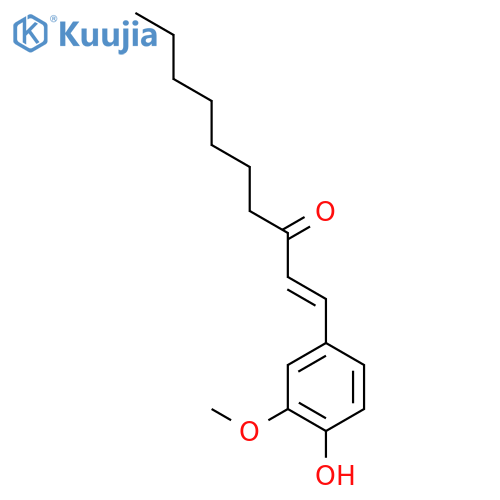 1-Decen-3-one,1-(4-hydroxy-3-methoxyphenyl)- structure