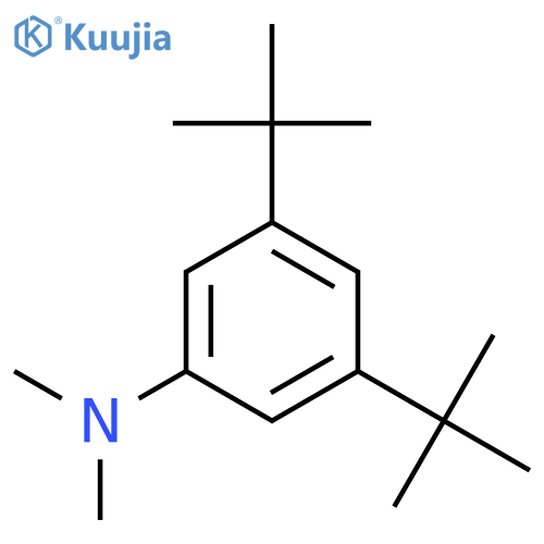 Benzenamine, 3,5-bis(1,1-dimethylethyl)-N,N-dimethyl- structure