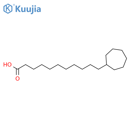 11-Cycloheptylundecanoic acid structure