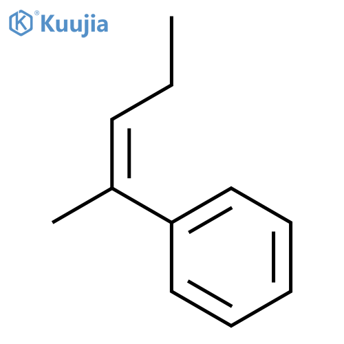Benzene,(1-methyl-1-buten-1-yl)- structure