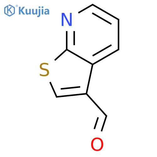 Thieno[2,3-b]pyridine-3-carboxaldehyde structure