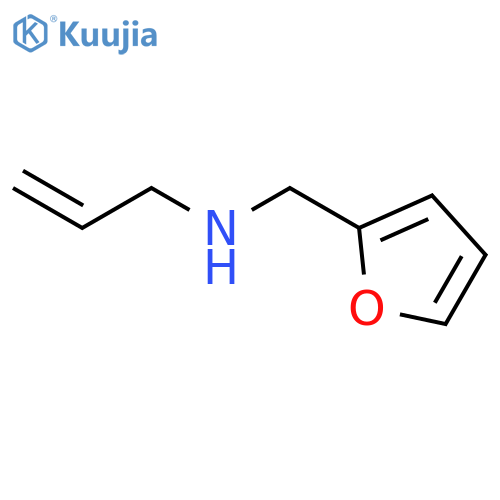 (furan-2-ylmethyl)(prop-2-en-1-yl)amine structure