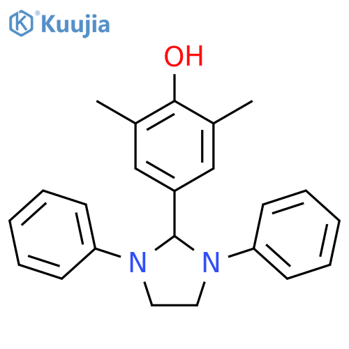 PHENOL, 4-(1,3-DIPHENYL-2-IMIDAZOLIDINYL)-2,6-DIMETHYL- structure