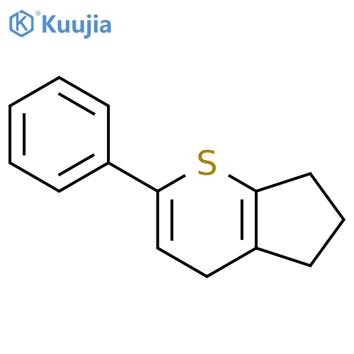 Cyclopenta[b]thiopyran, 4,5,6,7-tetrahydro-2-phenyl- structure