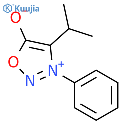 4-(1-methylethyl)-3-phenyl-1,2,3-oxadiazol-3-ium-5-olate structure