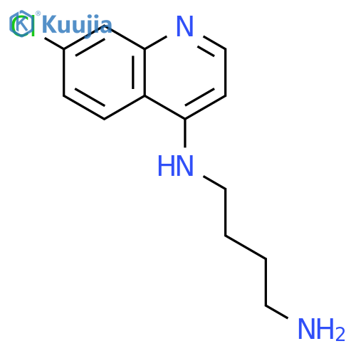 4-(4-aminobutyl)amino-7-chloroquinoline structure