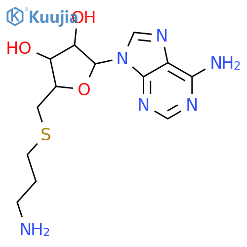 Adenosine,5'-S-(3-aminopropyl)-5'-thio- (9CI) structure