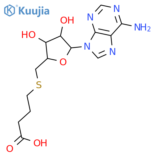 Adenosine, 5'-S-(3-carboxypropyl)-5'-thio- structure