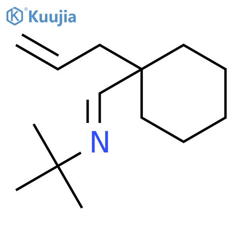 2-PROPANAMINE, 2-METHYL-N-[[1-(2-PROPENYL)CYCLOHEXYL]METHYLENE]- structure