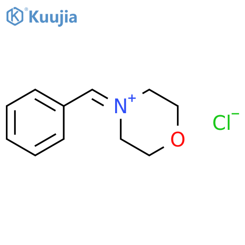 MORPHOLINIUM, 4-(PHENYLMETHYLENE)-, CHLORIDE structure