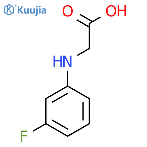 2-(3-Fluorophenylamino)acetic acid structure