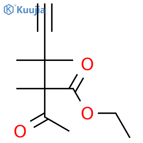 4-Pentynoic acid, 2-acetyl-2,3,3-trimethyl-, ethyl ester structure