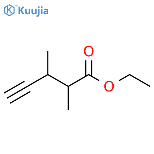 4-PENTYNOIC ACID, 2,3-DIMETHYL-, ETHYL ESTER structure