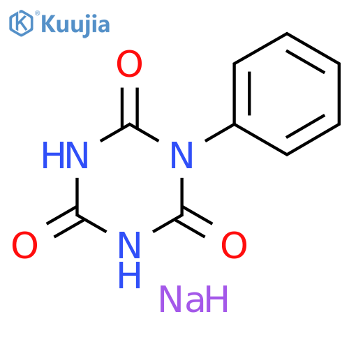 1,3,5-Triazine-2,4,6(1H,3H,5H)-trione, 1-phenyl-, sodium salt (1:2) structure