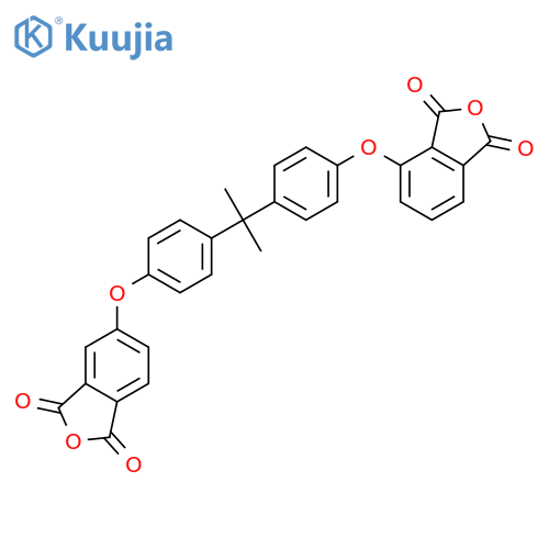 1,3-Isobenzofurandione,4-[4-[1-[4-[(1,3-dihydro-1,3-dioxo-5-isobenzofuranyl)oxy]phenyl]-1-methylethyl]phenoxy]- structure