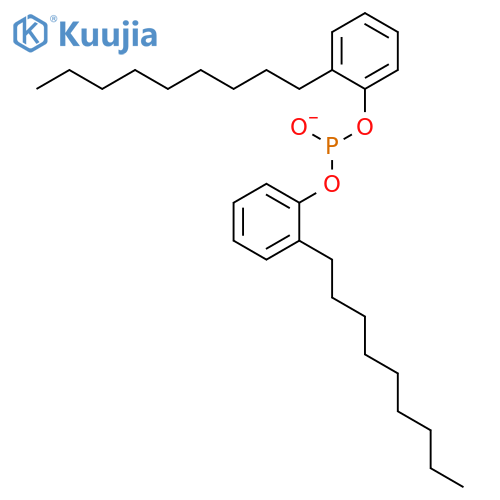 Bis(2-nonylphenoxy)phosphanolate structure