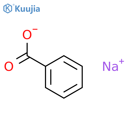 Sodium benzoate structure