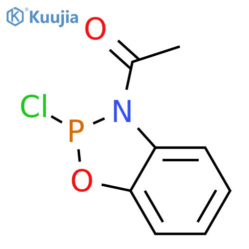 1,3,2-Benzoxazaphosphole, 3-acetyl-2-chloro-2,3-dihydro- structure