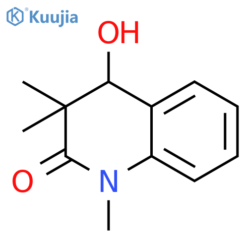 4-hydroxy-1,3,3-trimethyl-3,4-dihydroquinolin-2(1H)-one structure