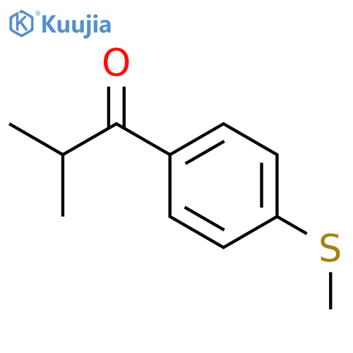 2-Methyl-1-4-(methylsulfanyl)phenyl-1-propanone structure